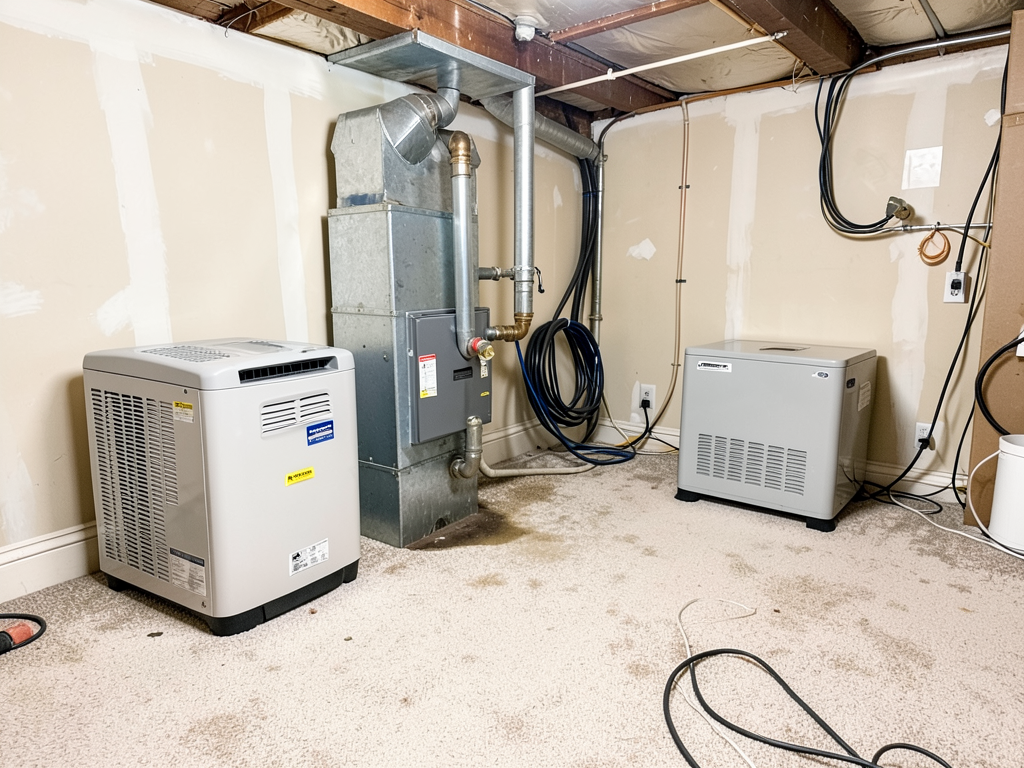 Emergency repair for a burst water heater in Douglass Hills