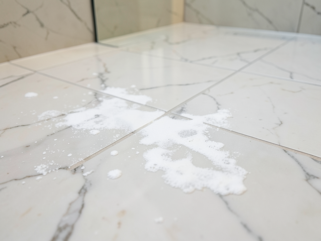 Fixing water damaged marble and natural stone in m