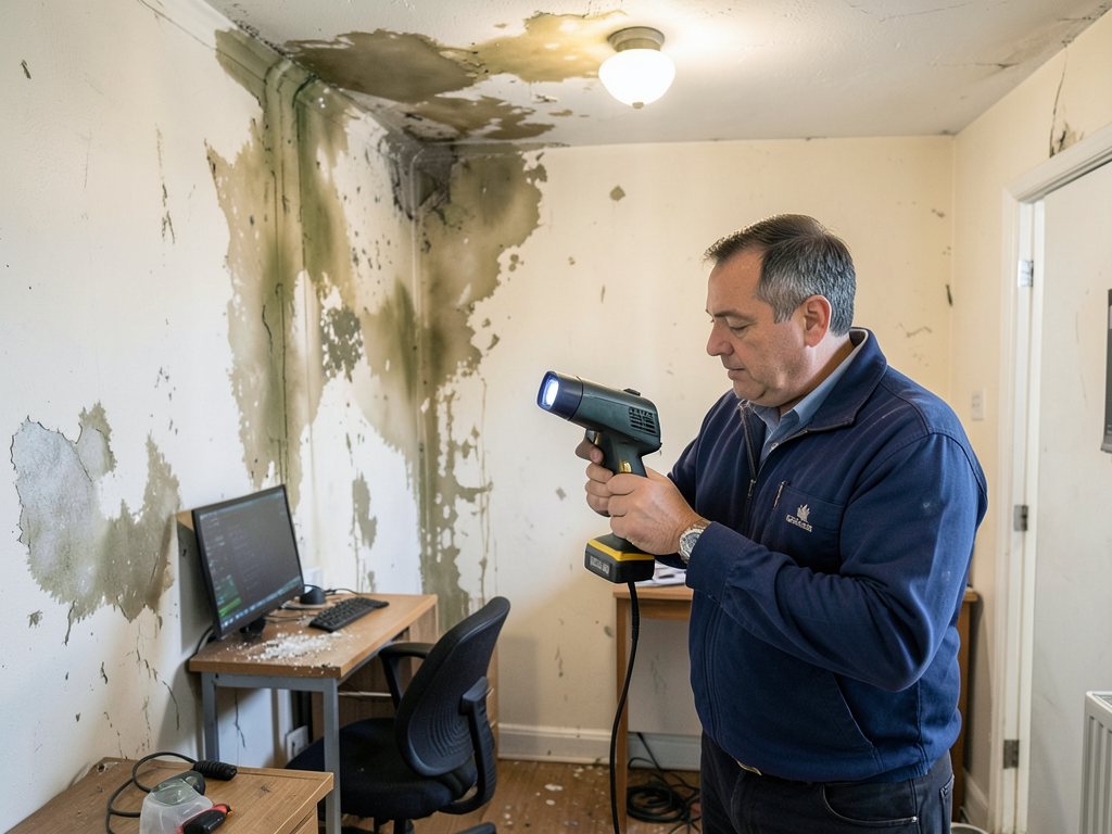 How to handle a flooded home office and important