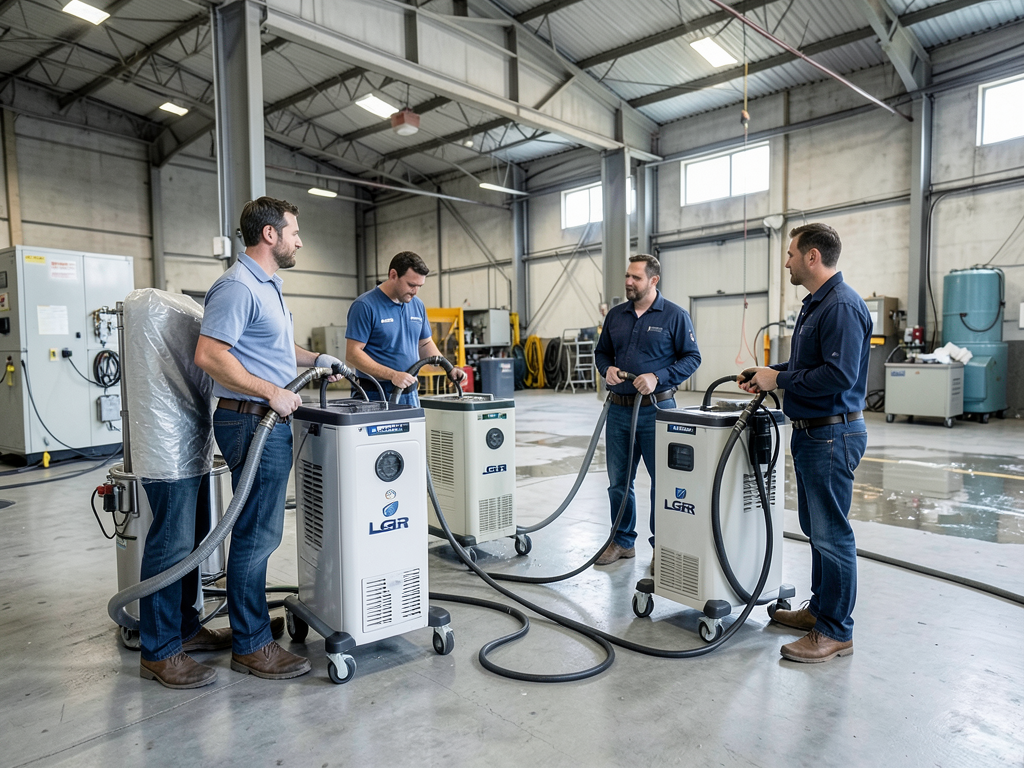 Managing water damage in a commercial warehouse ne