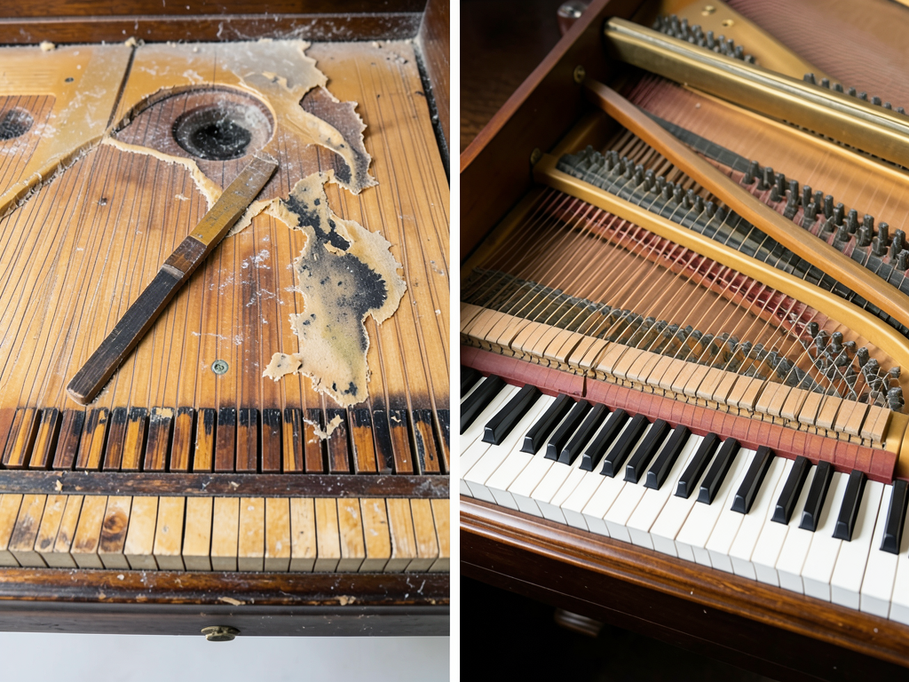 Saving water damaged musical instruments and grand pianos in the Highlands