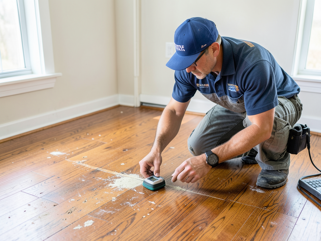 Why drying the subfloor is more important than drying your actual hardwood in a Prospect home